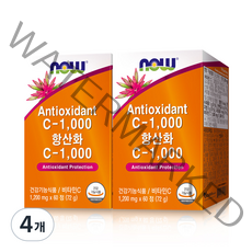 나우푸드 항산화 C-1000, 72g, 4개