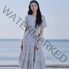 [정품] 잇미샤 on [22 S/S] 브이넥 플라워프린트 원피스 ITM6ZOP930