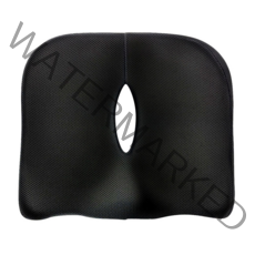 ROZI 메모리폼 바른체형 방석 - 차량용 임산부 사무용 기능성 자세 교정 방석, 블랙