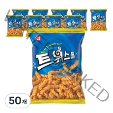 코스모스제과 트위스트 과자, 80g, 50개