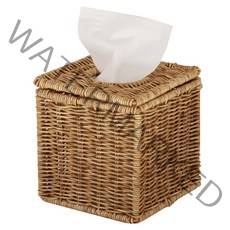 네이쳐리빙 데이지가든 라탄 정사각 티슈케이스, 1개