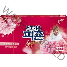 피죤 건조기용 시트 섬유유연제 플라워페스티벌, 1개, 130매