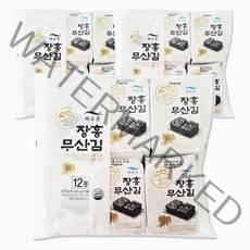 해우촌 장흥 도시락 무산김, 36개, 5g