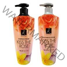 엘라스틴 키스더로즈 샴푸600ml+린스600ml 퍼퓸샴푸, 2개