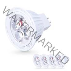 씨티오 LED MR16 램프 4W 5p, 전구색(오렌지색)