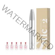 아이트인 오토mts 셀프 홈케어 에스틱2 충전식 피부 관리 미용 마사지기, 나노칩 0.15mm 5ea +에스틱2(충전식)