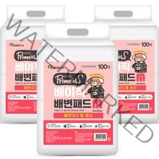 프리미요 배변유도제 함유 베이직 배변패드, 3개, 100개입