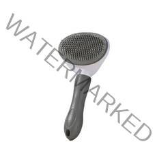 강아지 고양이 원터치 브러쉬 댕냥이 털갈이빗, 그레이