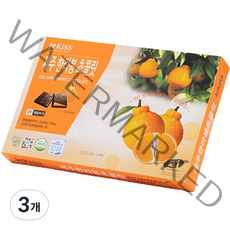 제키스 제주 한라봉 초콜릿, 224g, 3개