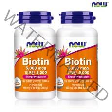 나우푸드 비오틴 5000mcg 60캡슐 2병 4개월분