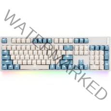 COX CY104 RGB BAR 게이트론 기계식 키보드 갈축, 일반형, 크림 블루