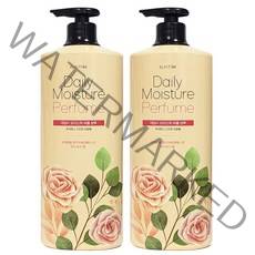 엘라스틴 데일리 모이스처 퍼퓸 샴푸, 2개, 1100ml