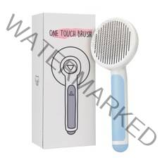 세이치 반려동물 원터치 브러쉬 203 x 82 x 60 mm SIC-201, 블루, 1개