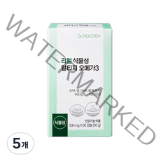 닥터루템 리얼 식물성 알티지 오메가3, 60정, 5개