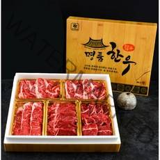 쇠고기집 암소 한우 선물세트 소고기 명절선물 4종, 4) 백두명작
