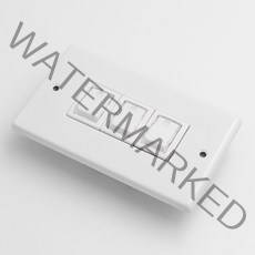 레트로 알루미늄 대각스위치 화이트 1개용 3종, 3구