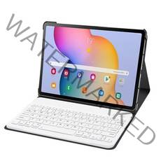 갤럭시탭 S펜 수납 북커버 블루투스 키보드 케이스, 갤럭시탭S8+/탭S7+/탭S7FE 12.4, LED터치패드키보드, 로즈핑크