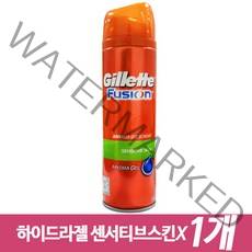 질레트 퓨전 하이드라젤 센서티브스킨 200ml, 1개