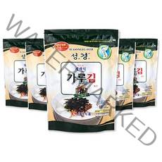 지도표성경 재래식 가루김, 70g, 5개