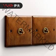 레트로 원목 레버 스위치 빈티지 1구 2구 3구