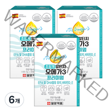 일양약품 초임계 알티지 오메가3 프리미엄 33g, 6개