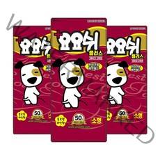 요요쉬 플러스 배변패드 플로랄와인향 50매, 3개