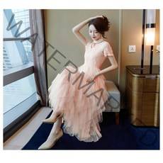 TANC 여성 레이스 원피스 진짜 샷 봄은 매우 요정 드레스