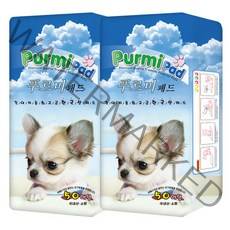 푸르미 강아지 배변 패드 베이비파우더향 50매, 2개