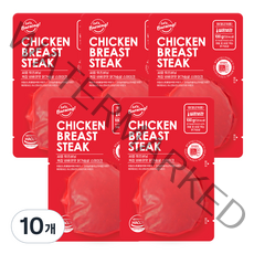 씨랩 렛츠버닝 케찹 바베큐맛 닭가슴살 스테이크, 100g, 10개