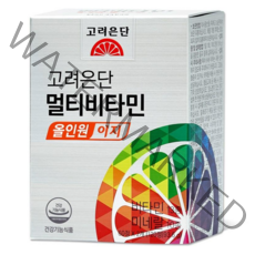 고려은단 멀티비타민 올인원 이지 120정, 1개