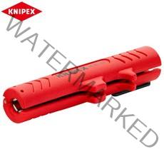 KNIPEX 크니펙스 16-80-125SB 에르고스트리퍼 동축 케이블 피복 제거 만능박피 공구