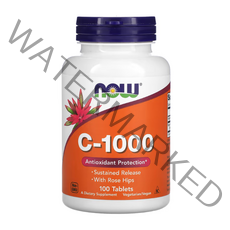 1+1 나우푸드 리포좀 비타민 C 1000mg 지효성 로즈힙 분말 100 타블렛 Rosa canina, 2개