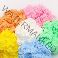 솜사탕 아이스크림 젤몬 문구점 슬라임 유아 안전한 클레이, 연주황