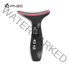 Imagic 갈바닉 얼굴 피부 탄력 EMS 마사지기, 블랙