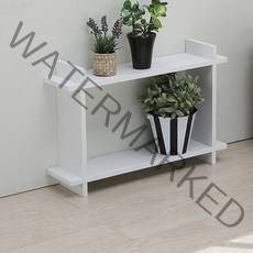 아라마 끼움 화분진열대 600, 화이트, 2단