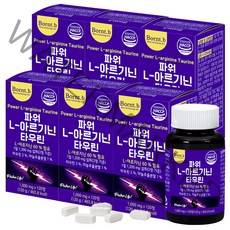 본트비 파워 아르기닌 타우린 L아르기닌 60%함유, 120정, 6개