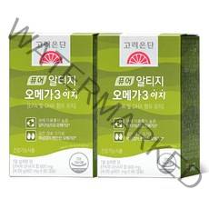고려은단 퓨어 rTG 알티지 오메가3 EASY 이지 (401mg x 60캡슐) [30일분], 60캡슐, 2개, 60정