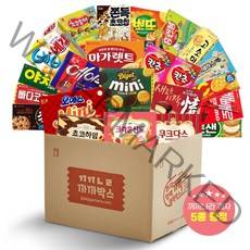 까까나라 과자의 정석 20P 비스켓 기본편 간식선물세트 / 까까나라 과자 5종 증정, 1 set