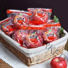 [산들네] 껍질째 먹는 경북 세척 꼬마사과 4.5kg 28-33과내, 단품