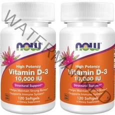 나우푸드 비타민 D-3 10000IU 소프트젤, 120개입, 2개