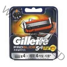 질레트 퓨전 프로글라이드 파워 면도날, 4개입, 1개