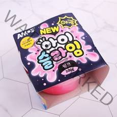아모스 아이슬라임 927 야광핑크 300g 촉감놀이 문구점 재료