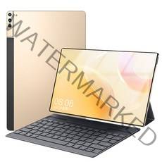YIYAGI 2023형 Tab 멀티미디어 태블릿PC P50 신형 한글 시스템/10.1인치/WIFI 블루투스/4GB+64GB+키보드 추가 포함, 골드(키보드 포함)