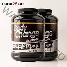 바디체인지 게이너 4kg 2개 총8kg 살찌는 헬스 단백질보충제/ 사은품증정 탄수화물 프로틴 벌크업 칼로리 멸치 살찌우는