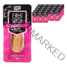 테비토퍼 고양이 테비 맘마 간식 22g, 참치맛, 24개