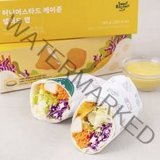 스윗밸런스 허니머스타드 케이준 샐러드 랩, 165g, 2개