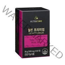 뉴트리코어 철분 프리미엄, 60정, 1개