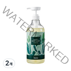 야다 선인장 바디워시, 1000ml, 2개