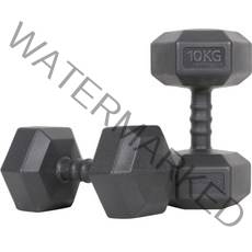 아이워너 맨즈 육각아령 블랙, 10kg, 2개
