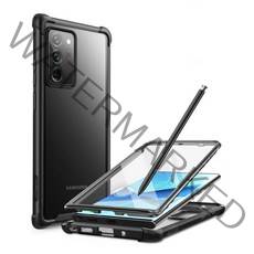 Clayco 갤럭시 노트20 5G 케이스 노트20울트라 케이스 내장형 보호필름 풀커버 케이스